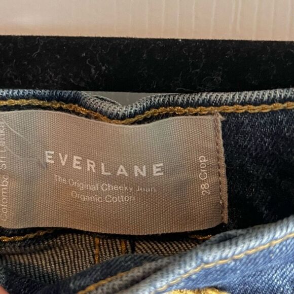 Everlane Cheeky Crop Denim Jeans Size 28 - Picture 7 of 9